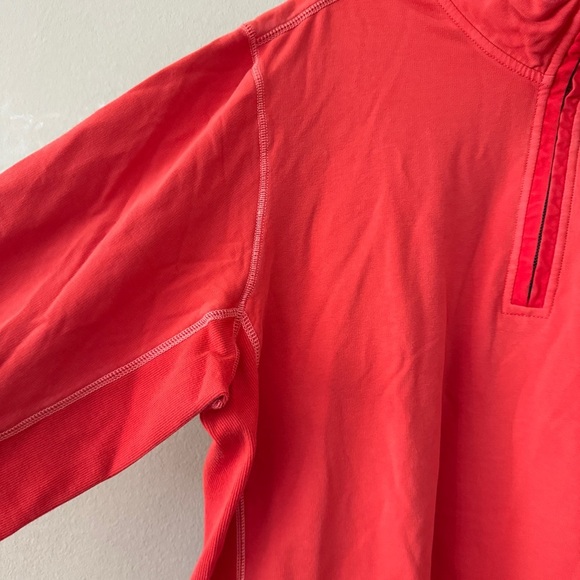 Tommy Bahama Red Quarter Zip Up Sweatshirt Size XXL - Picture 3 of 8